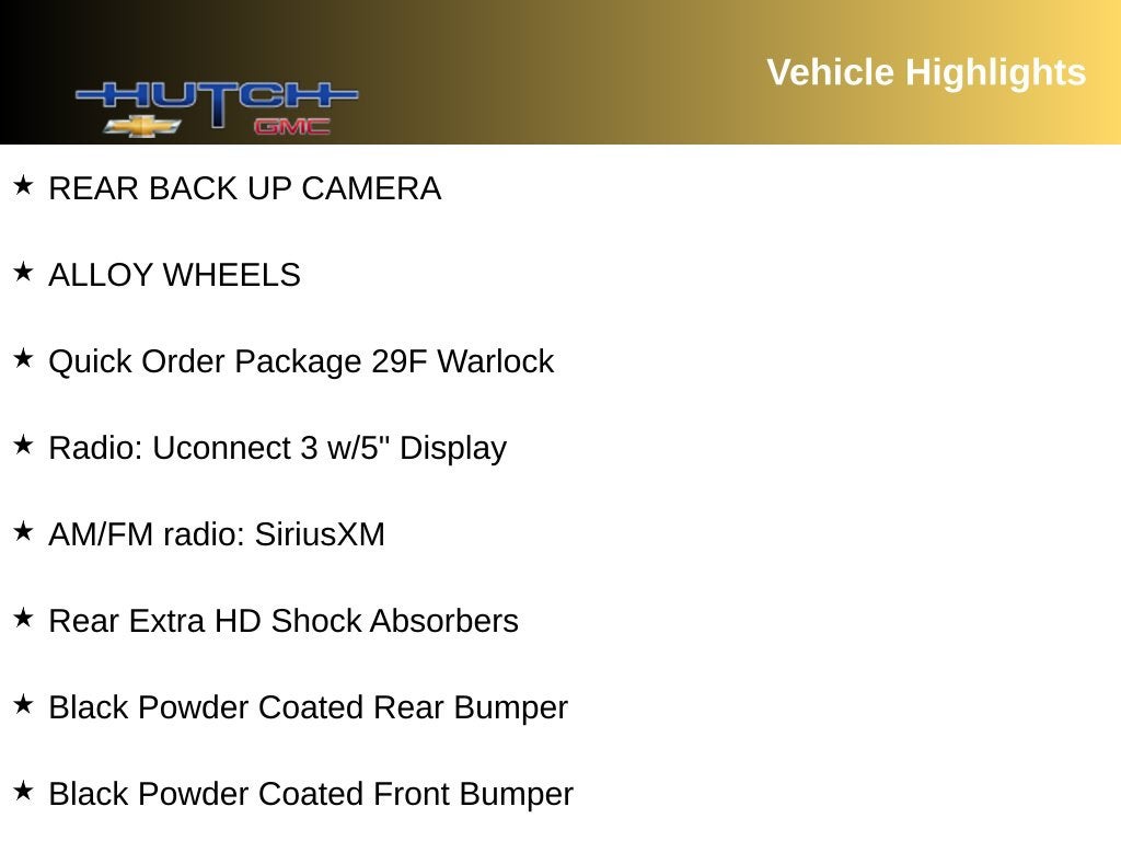 2023 RAM 1500 Classic Warlock
