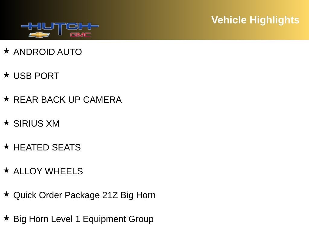 2025 RAM 1500 Big Horn/Lone Star